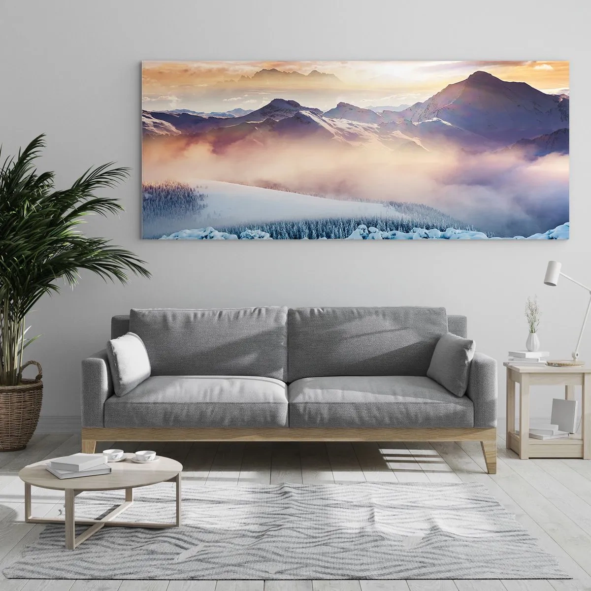 Glass picture - Power and Purity of Nature - 120x50 cm