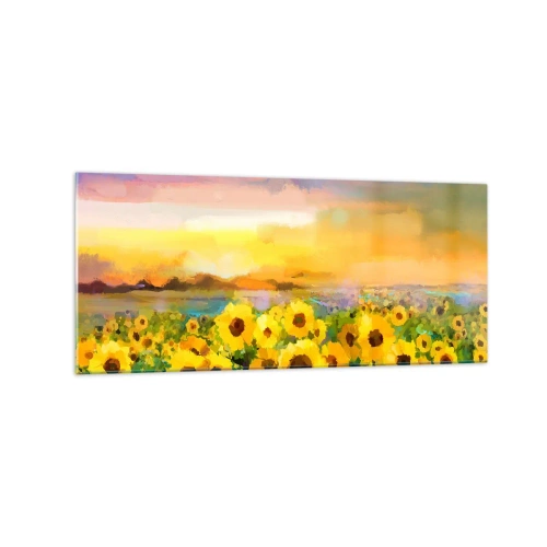 Glass picture - The Sun Itself Has Come to Earth - 120x50 cm