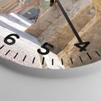 Clock face with numbers