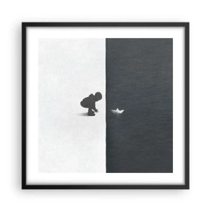 Poster in black frame - Big Voyage - 50x50 cm