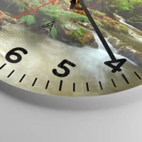 Clock face with numbers