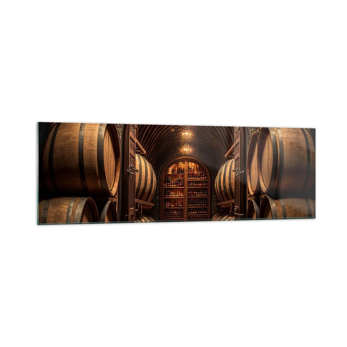 Glass picture - Atmospheric Cellar - 160x50 cm