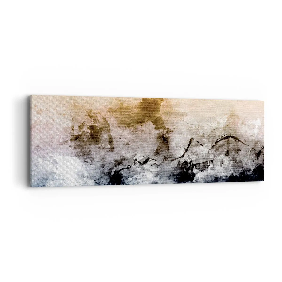 Canvas picture - Drowned in Fog - 90x30 cm