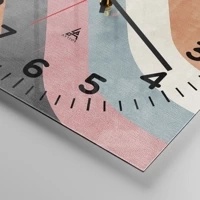 Clock face with numbers