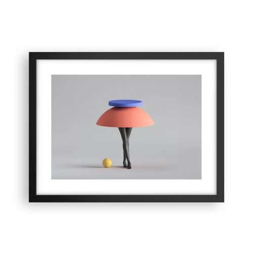 Poster in black frame - Surrealistic Composition - 40x30 cm