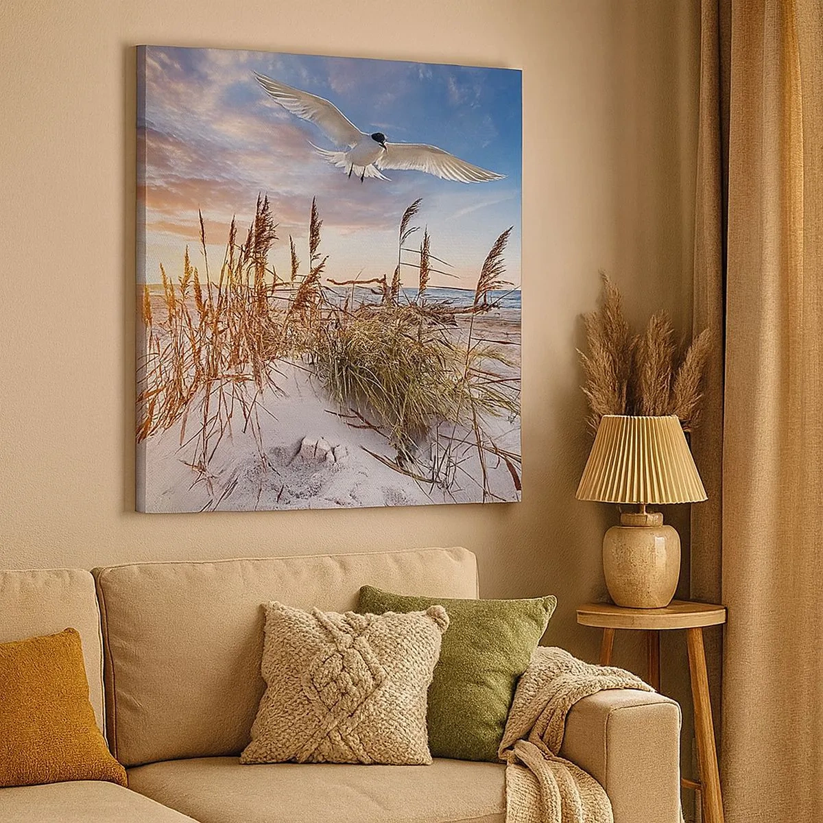 Canvas picture - Wind from the Sea - 30x30 cm