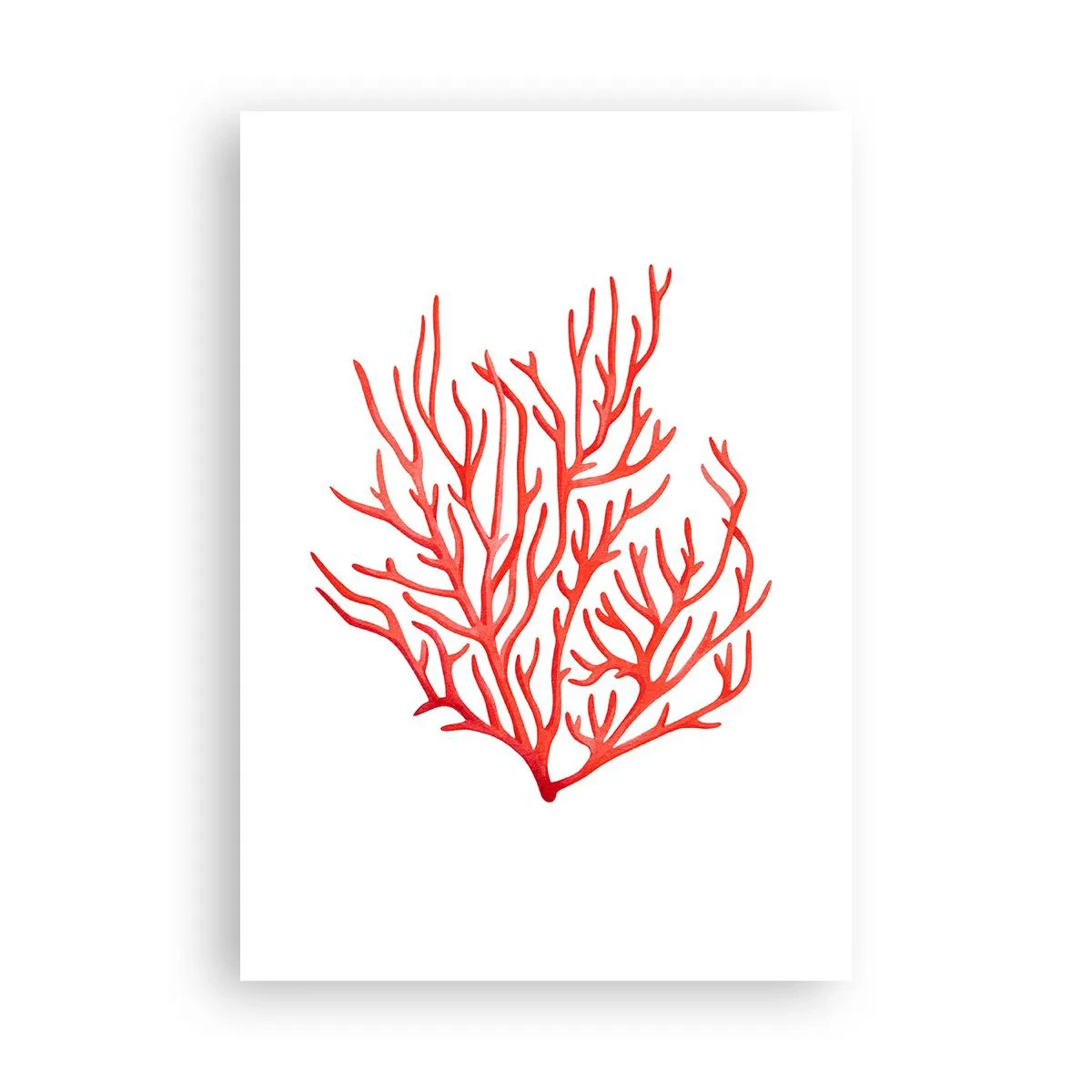 Poster - Coral Filigree - 70x100 cm