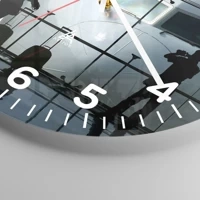 Clock face with numbers