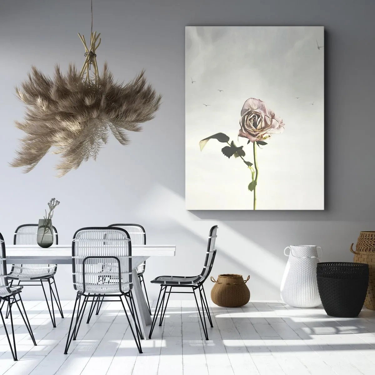 Canvas picture - Welcoming of Spring - 65x120 cm