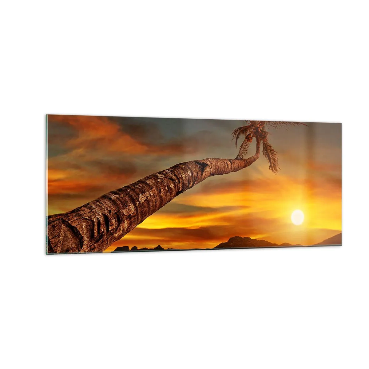 Glass picture - Exotic Holiday, Caribbean Adventure - 100x40 cm