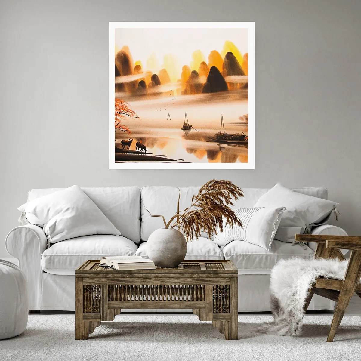 Poster - Further than Far East - 60x60 cm