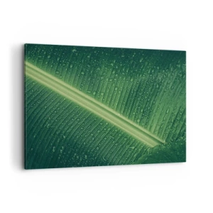 Canvas picture - Structure of Green - 120x80 cm