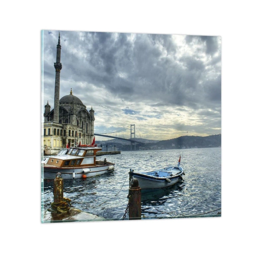 Glass picture - Between Worlds - 60x60 cm