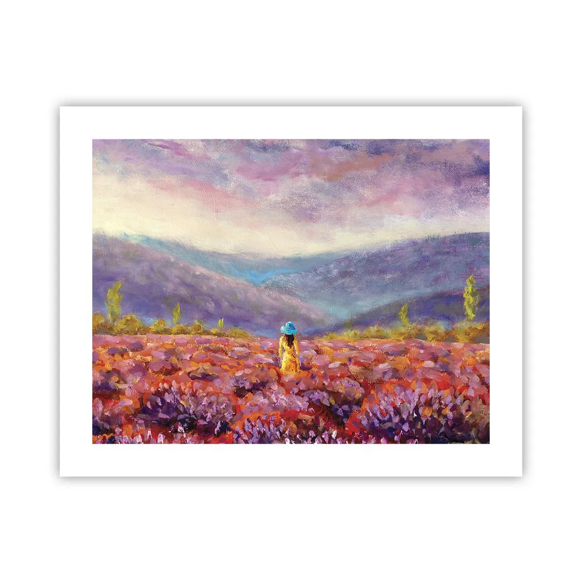 Poster - In Lavendar World - 50x40 cm