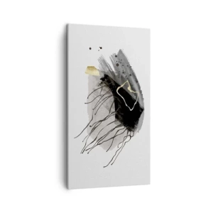 Canvas picture - In Black and Gold - 45x80 cm