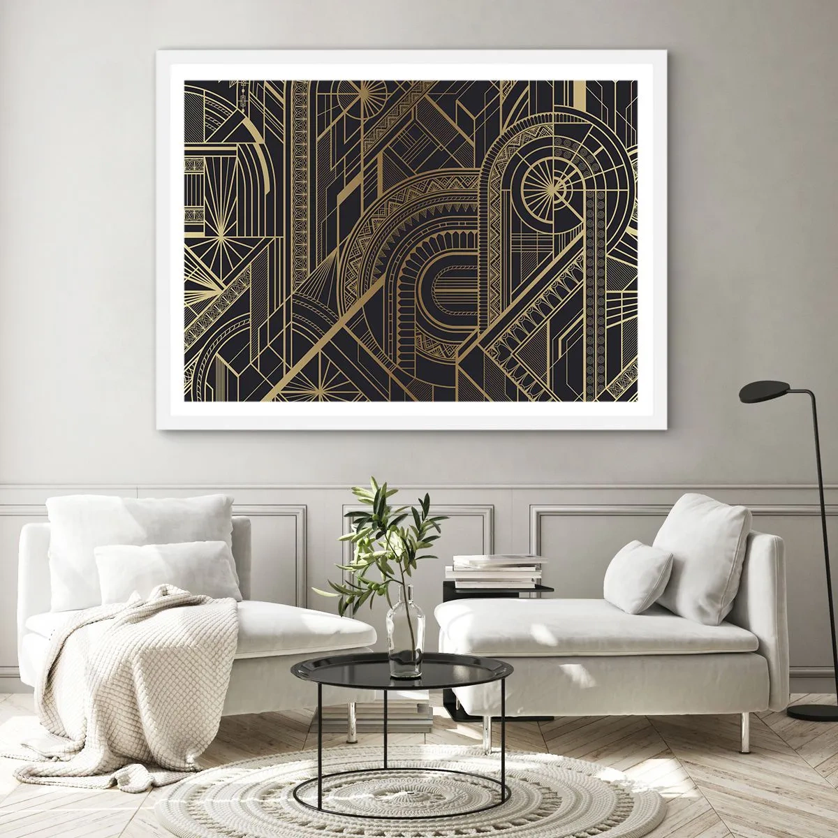 Poster in white frmae - Concepts, Ideas, Plans - 40x30 cm