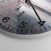 Clock face with numbers