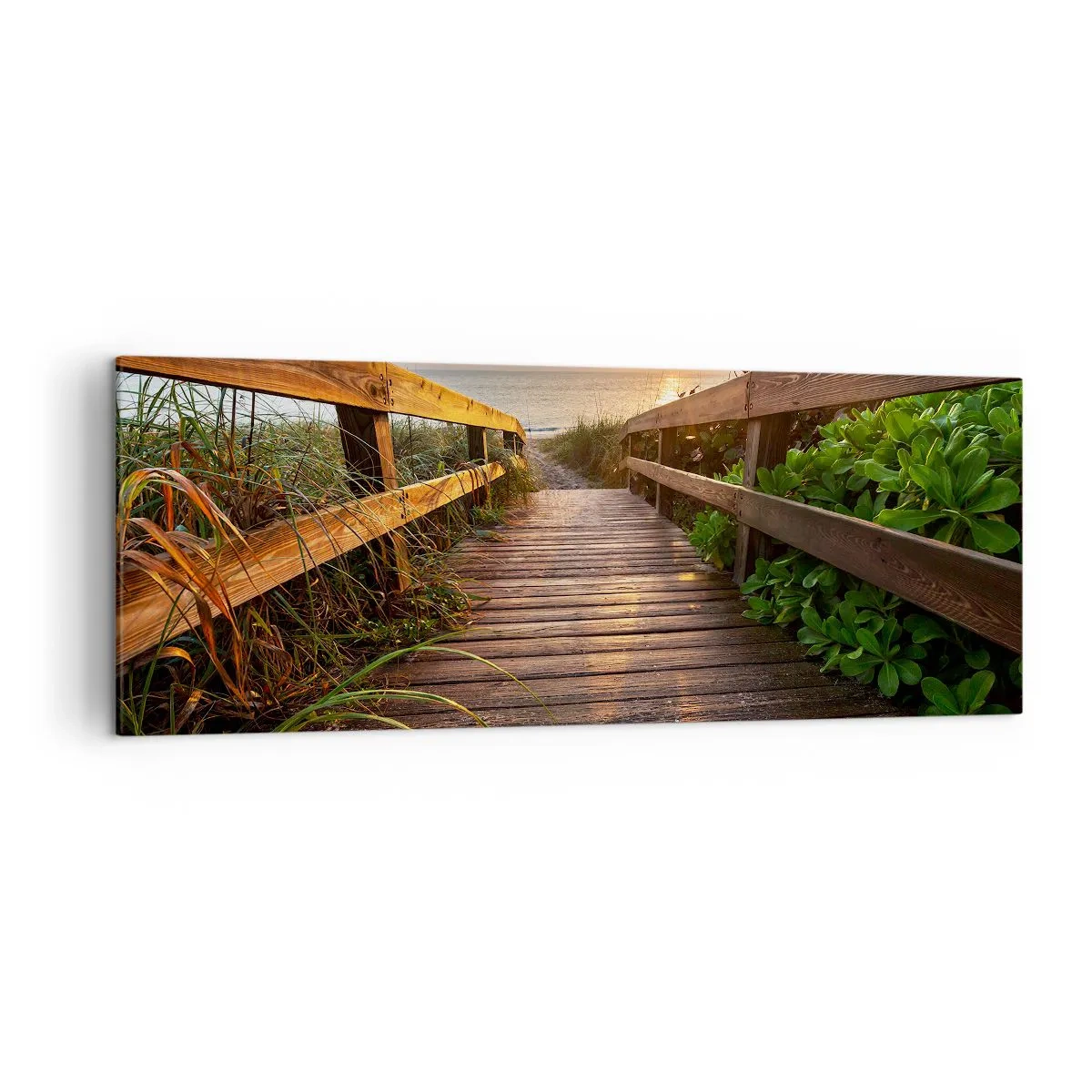 Canvas picture - Straigh to the Shore - 140x50 cm