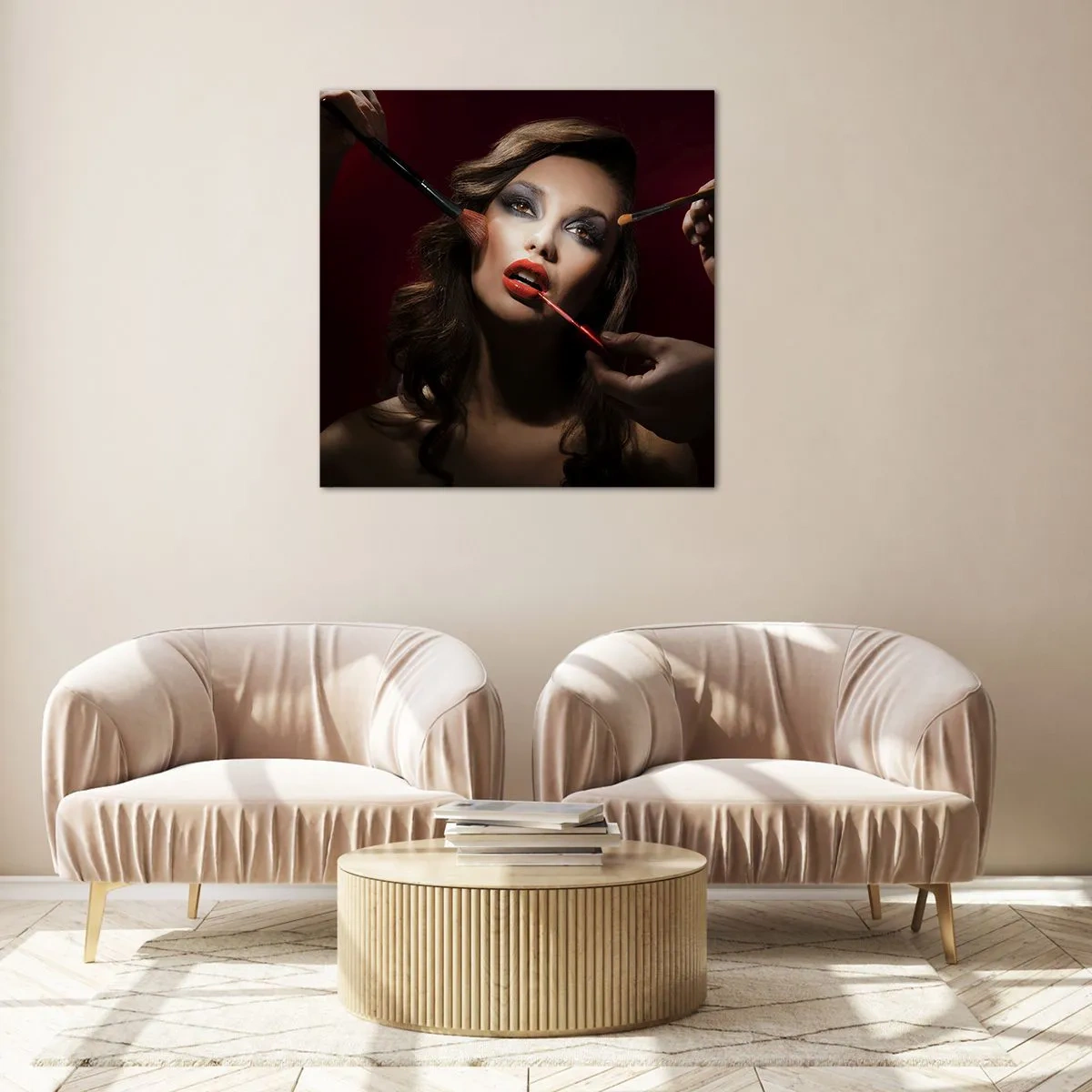 Glass picture - Beautiful and Dreamy - 40x40 cm