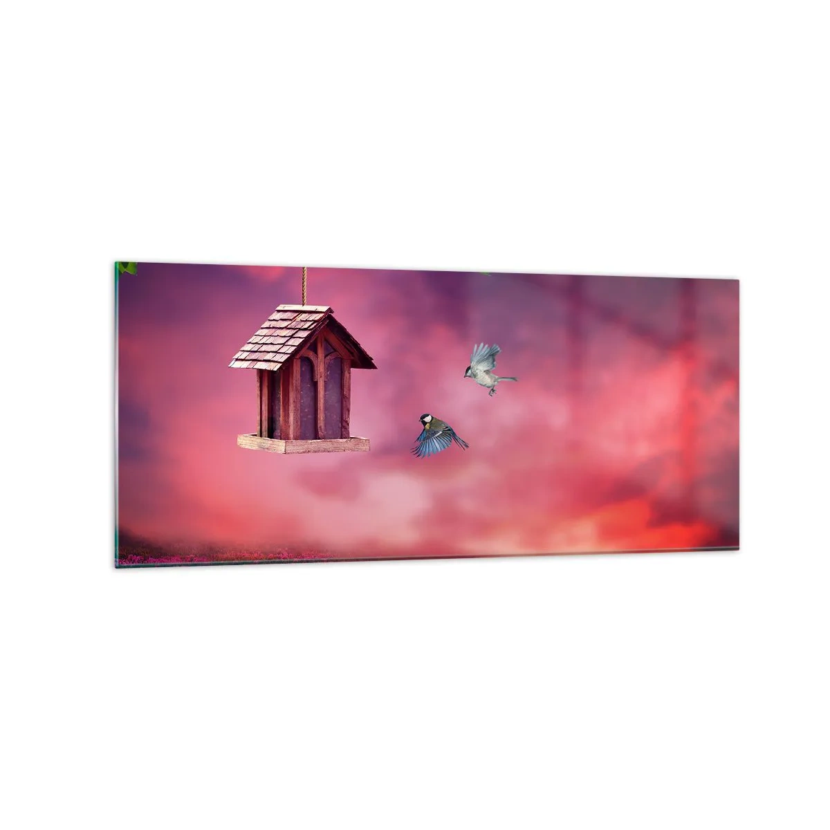 Glass picture - Invitation to Dinner - 120x50 cm