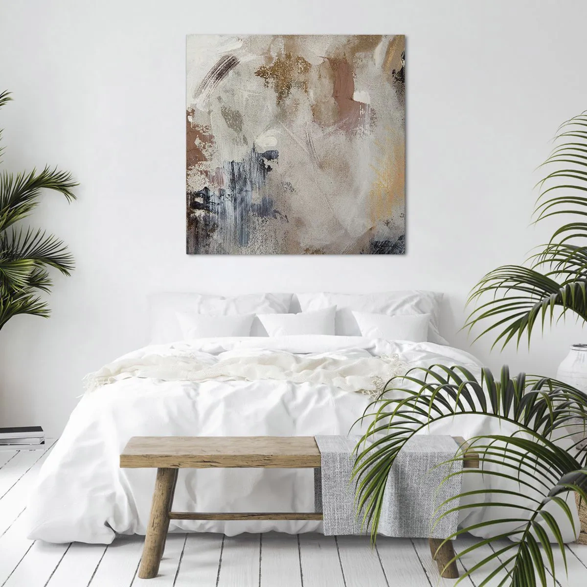 Canvas picture - Foggy Abstract - 60x60 cm