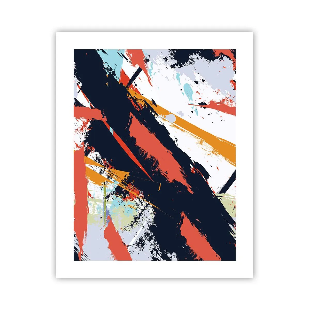 Poster - Dynamic Composition - 40x50 cm