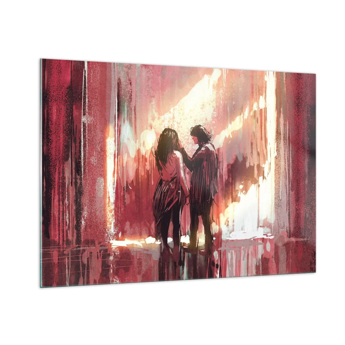 Glass picture - Eternal Spectacle of Love - 100x70 cm