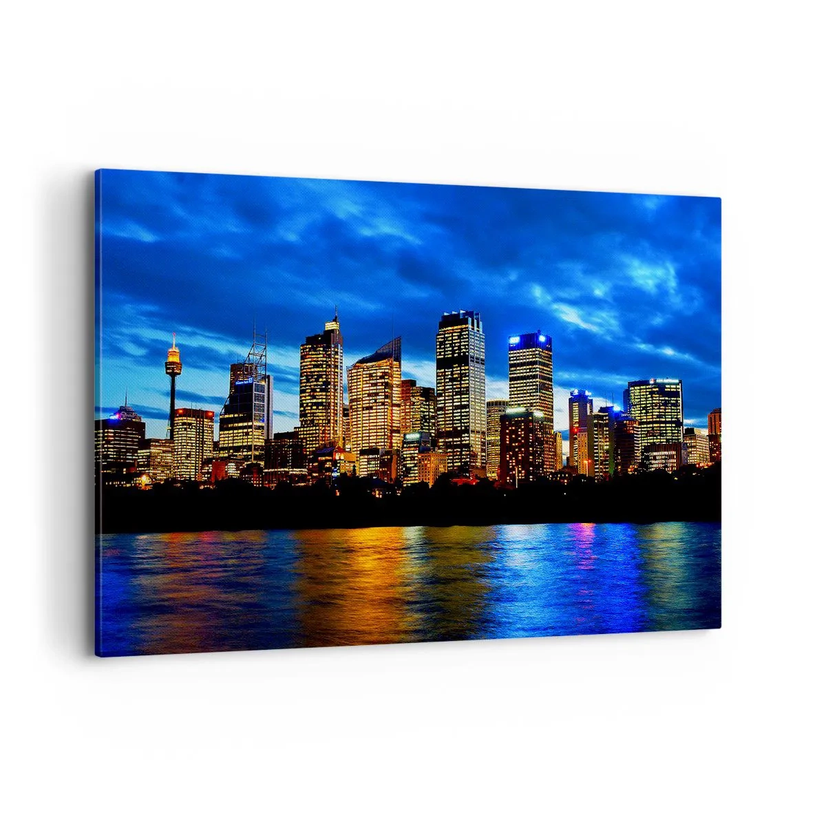 Canvas picture - Night of Lights and Colours - 100x70 cm