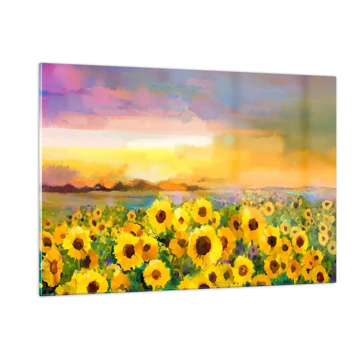 Glass picture - The Sun Itself Has Come to Earth - 120x80 cm