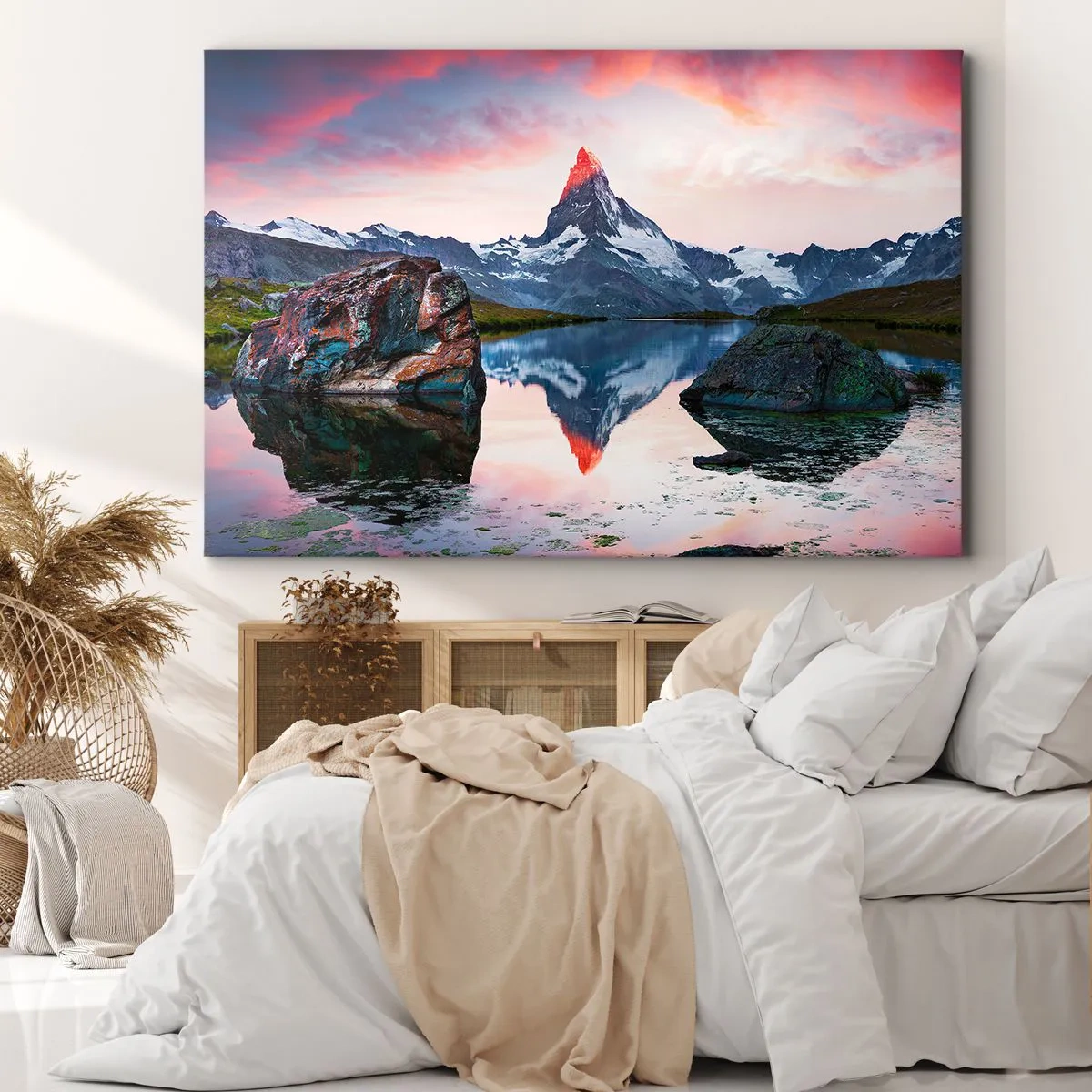 Canvas picture - Heart of the Mountains Is Hot - 100x70 cm
