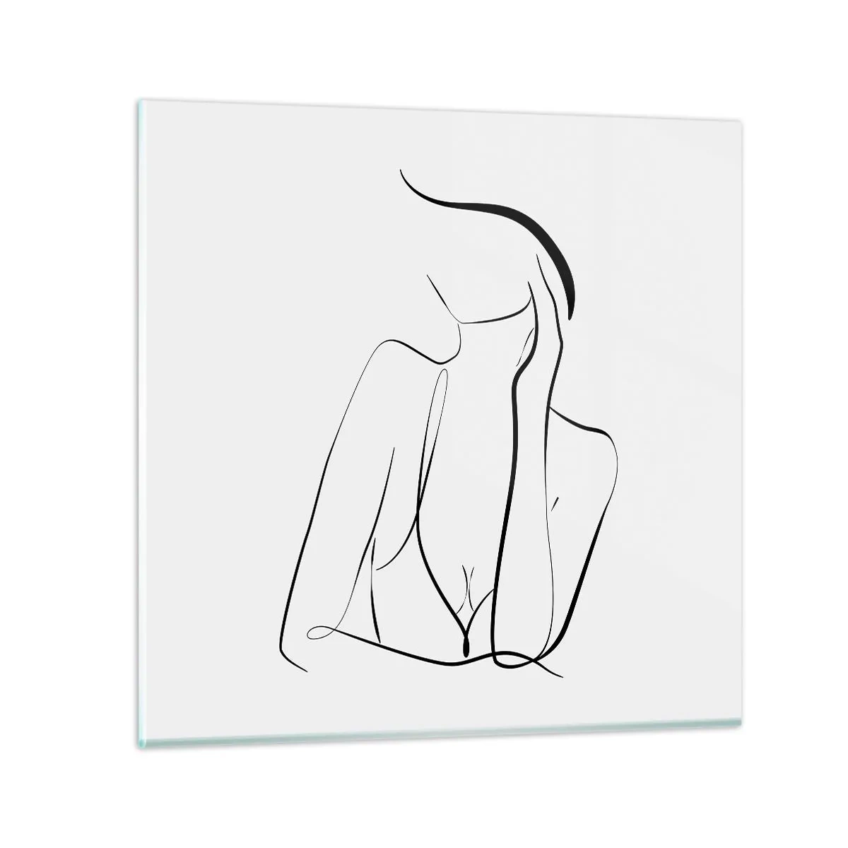 Glass picture - On Waves of Dreams - 40x40 cm