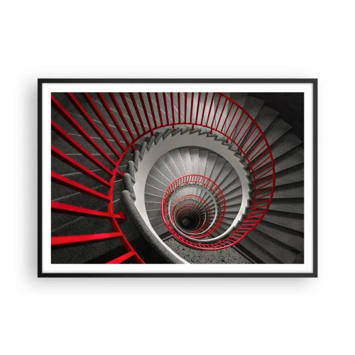 Poster in black frame - Games of Architecture - 100x70 cm