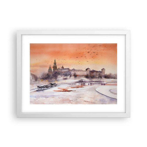 Poster in white frmae - Royal Sunset - 40x30 cm
