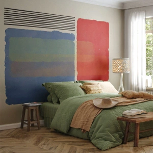 Self-Adhesive Photo Wallpaper Deluxe Sticker - Spirit and Letter of Geometry - Abstraction, Piece, Modern Art. - 200x140 cm