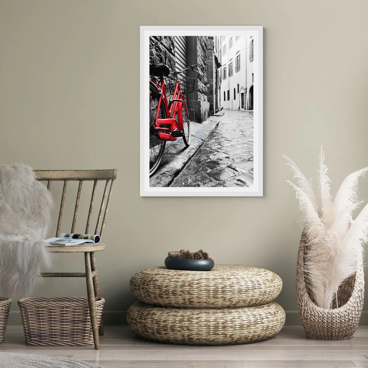 Poster in white frmae - Real Beauty Does Not Age - 30x40 cm