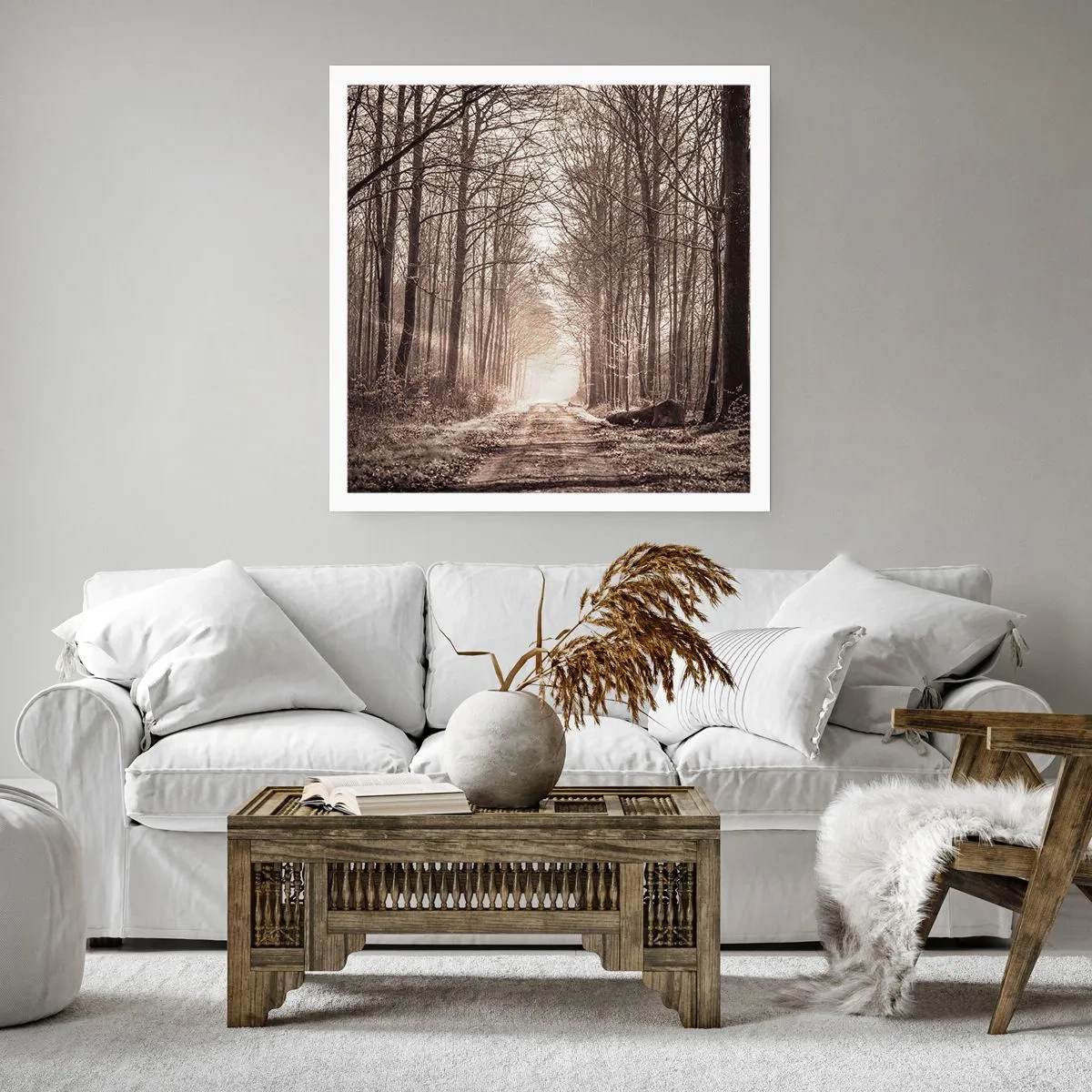 Poster - Cathedral of the Forest - 40x40 cm