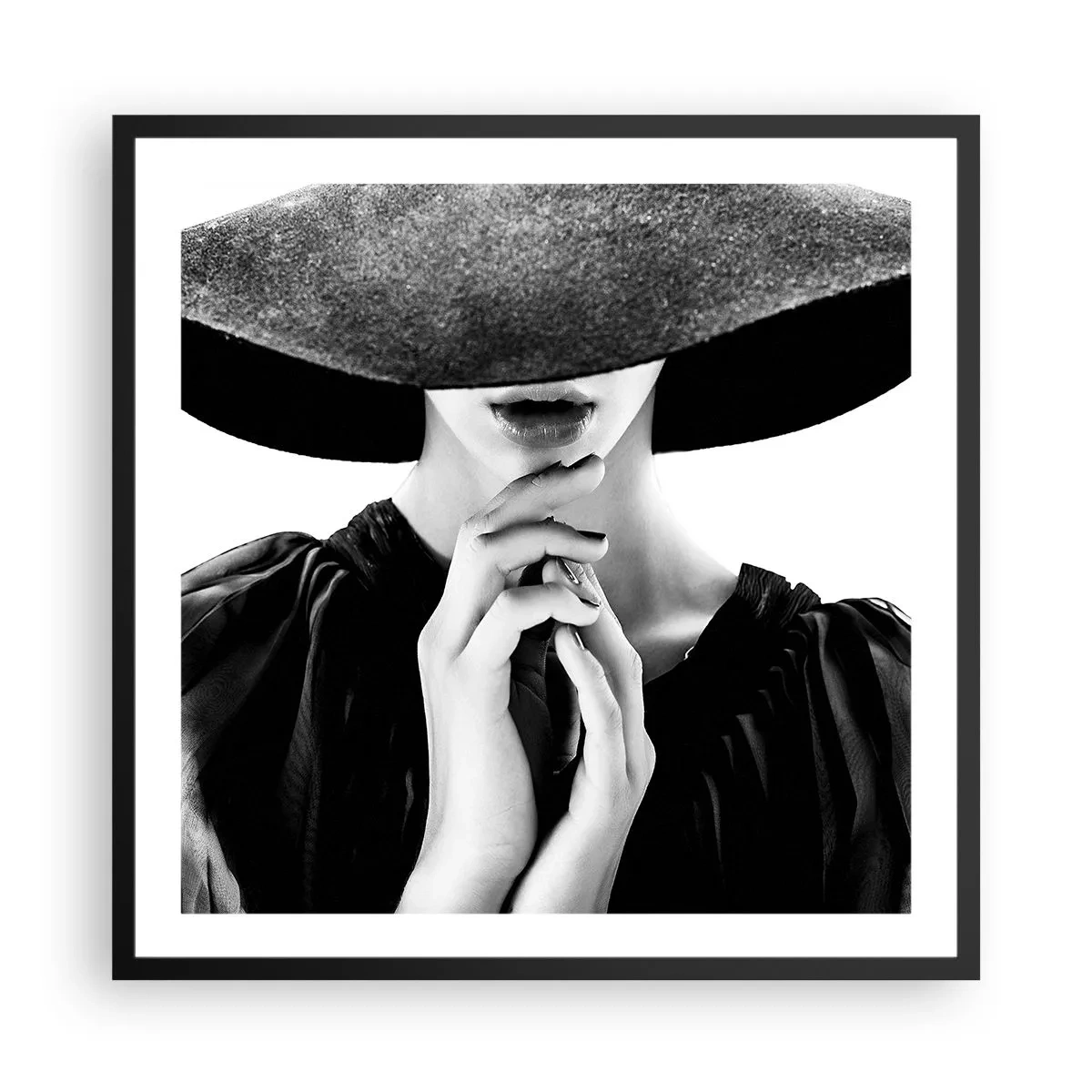 Poster in black frame - Hidden Beauty - 60x60 cm