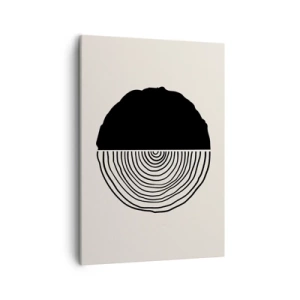 Canvas picture - Half-half - 50x70 cm