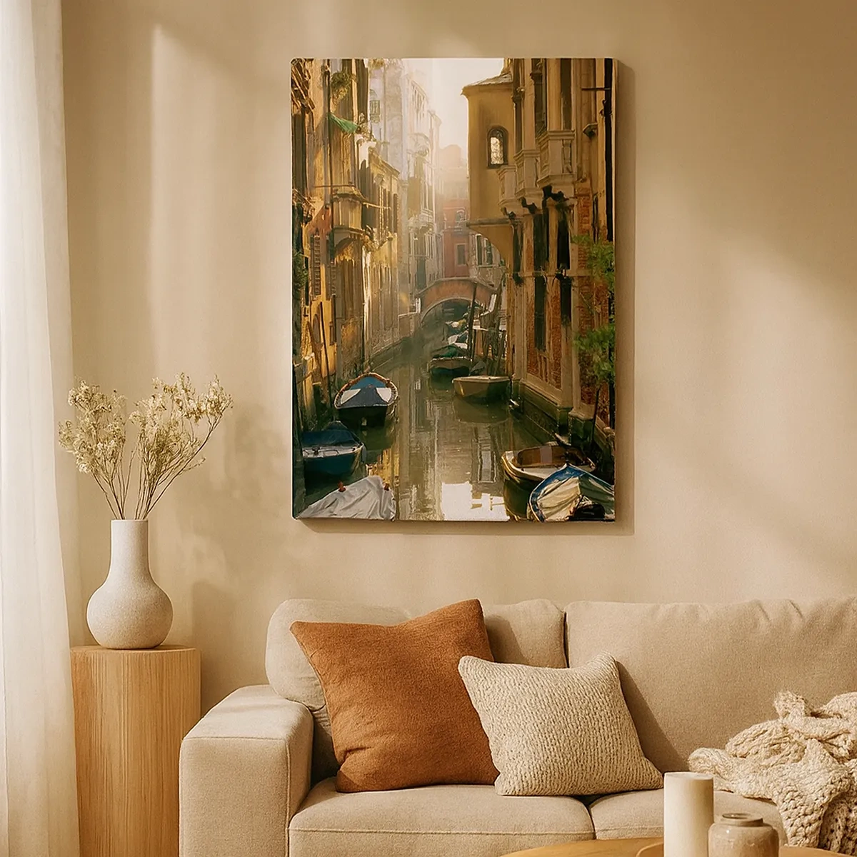Canvas picture - In a Venetian Alley - 50x70 cm