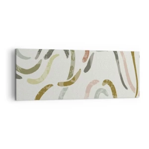 Canvas picture - Cheerful Dance of Abstraction - 140x50 cm