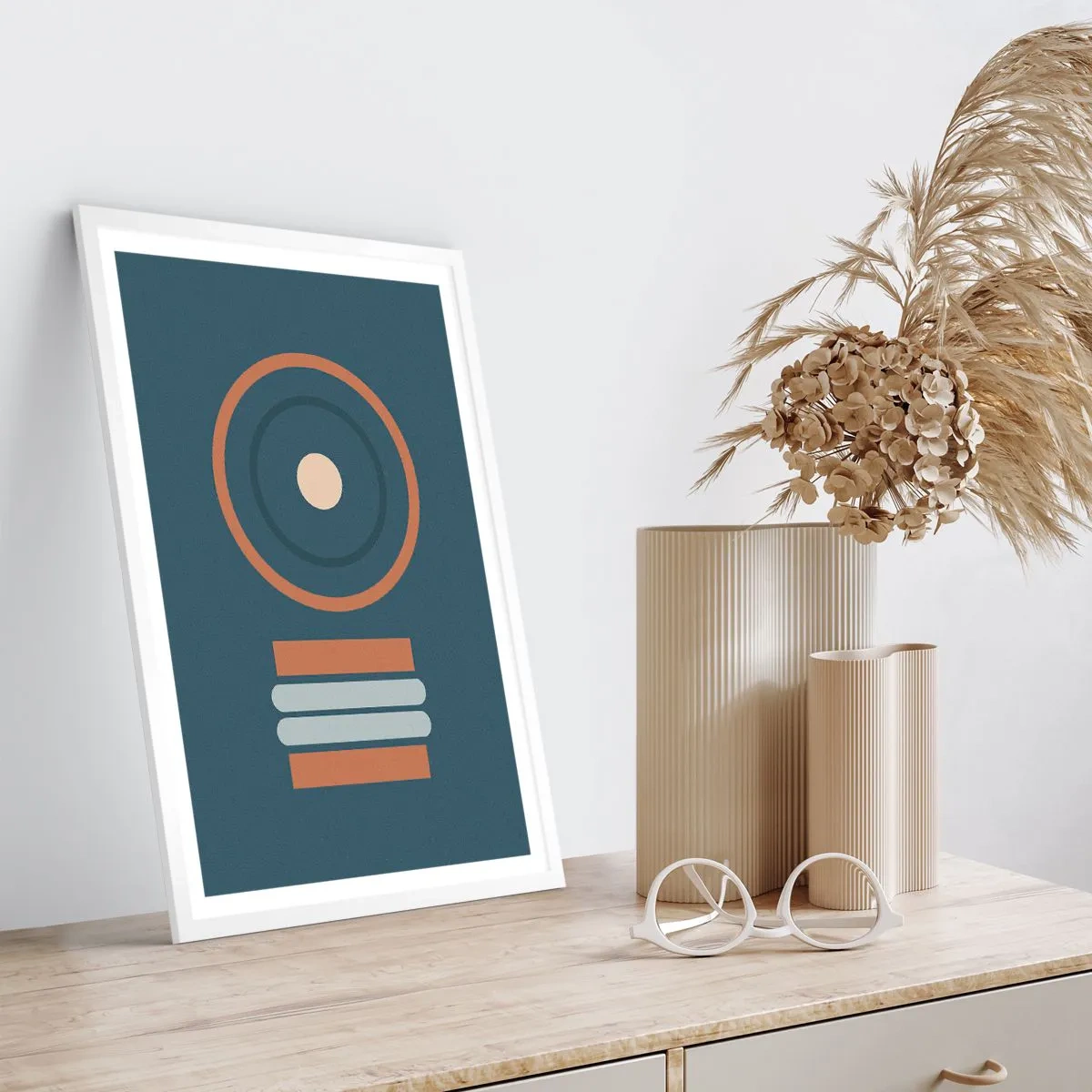 Poster in white frmae - The Matter of Things - 61x91 cm