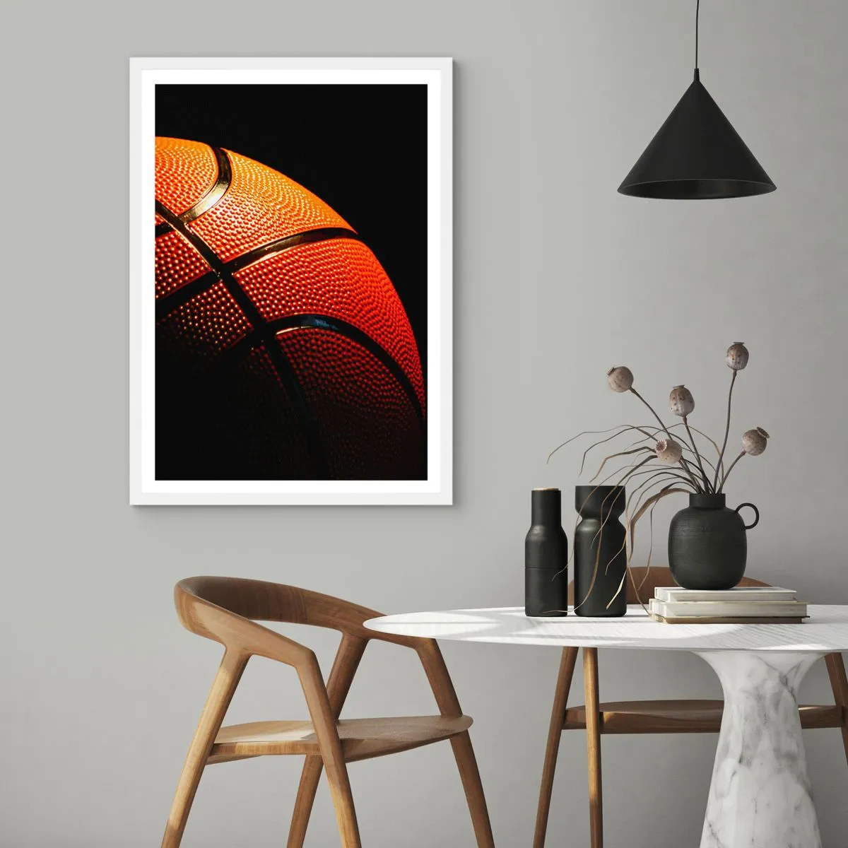 Poster in white frmae - Beautiful Like a Planet - 50x70 cm