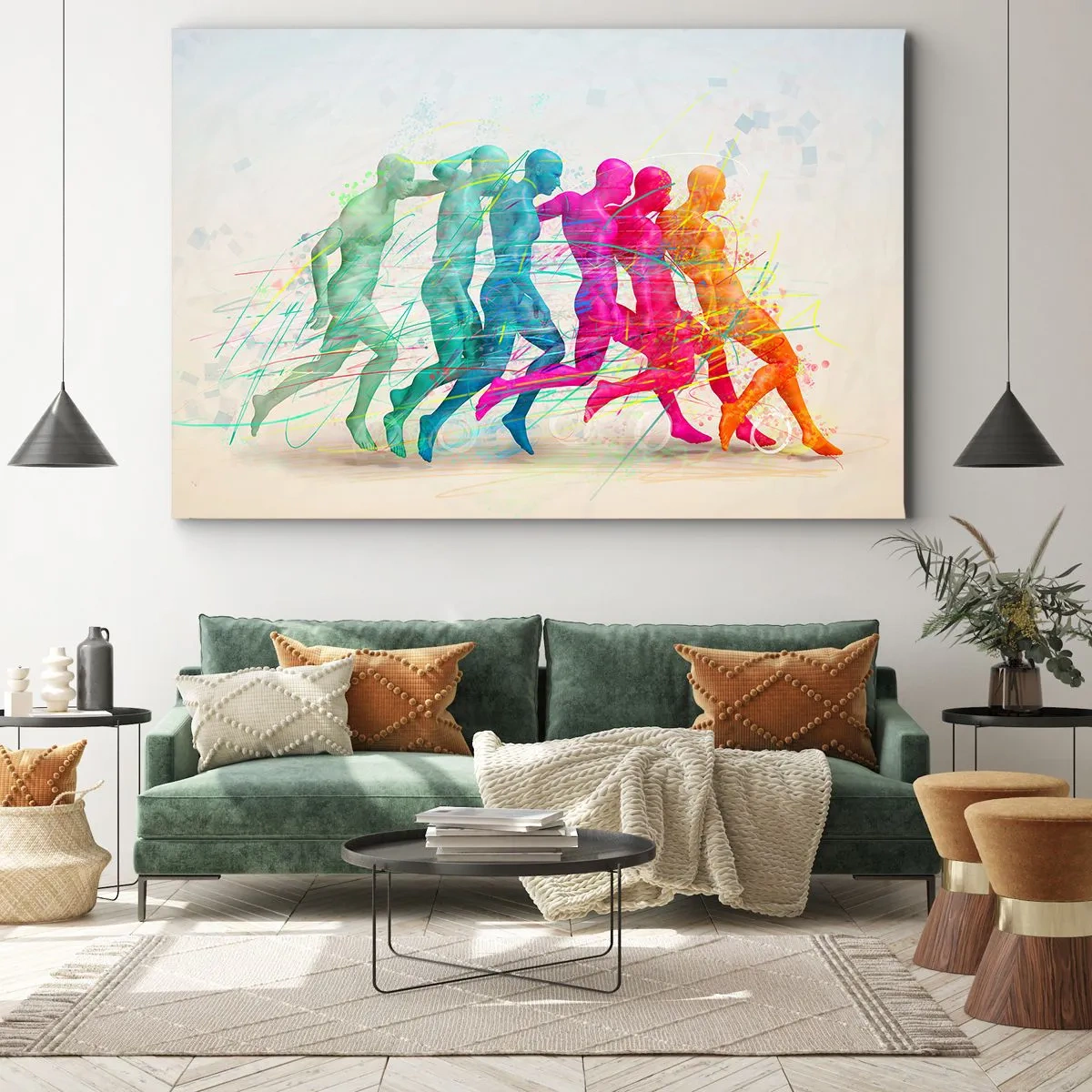 Canvas picture - Harmony of Movement - 120x80 cm