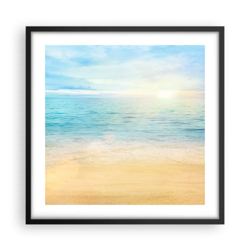 Poster in black frame - The Big Blue - 50x50 cm