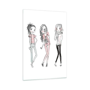 Glass picture - There Will Be Fun - 80x120 cm