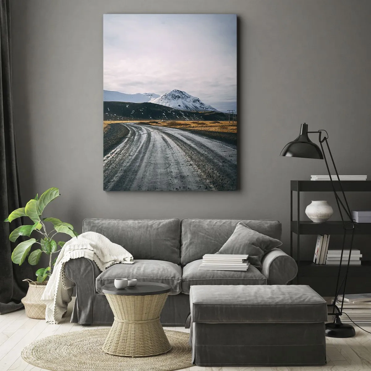 Canvas picture - In Icelandic Climate - 80x120 cm