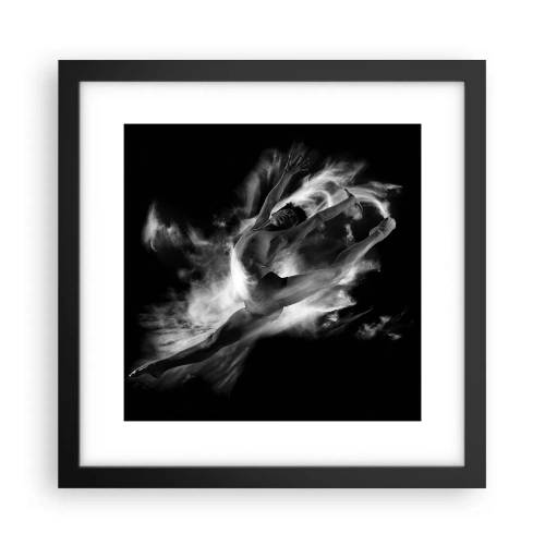 Poster in black frame - Stopped i in Flight - 30x30 cm