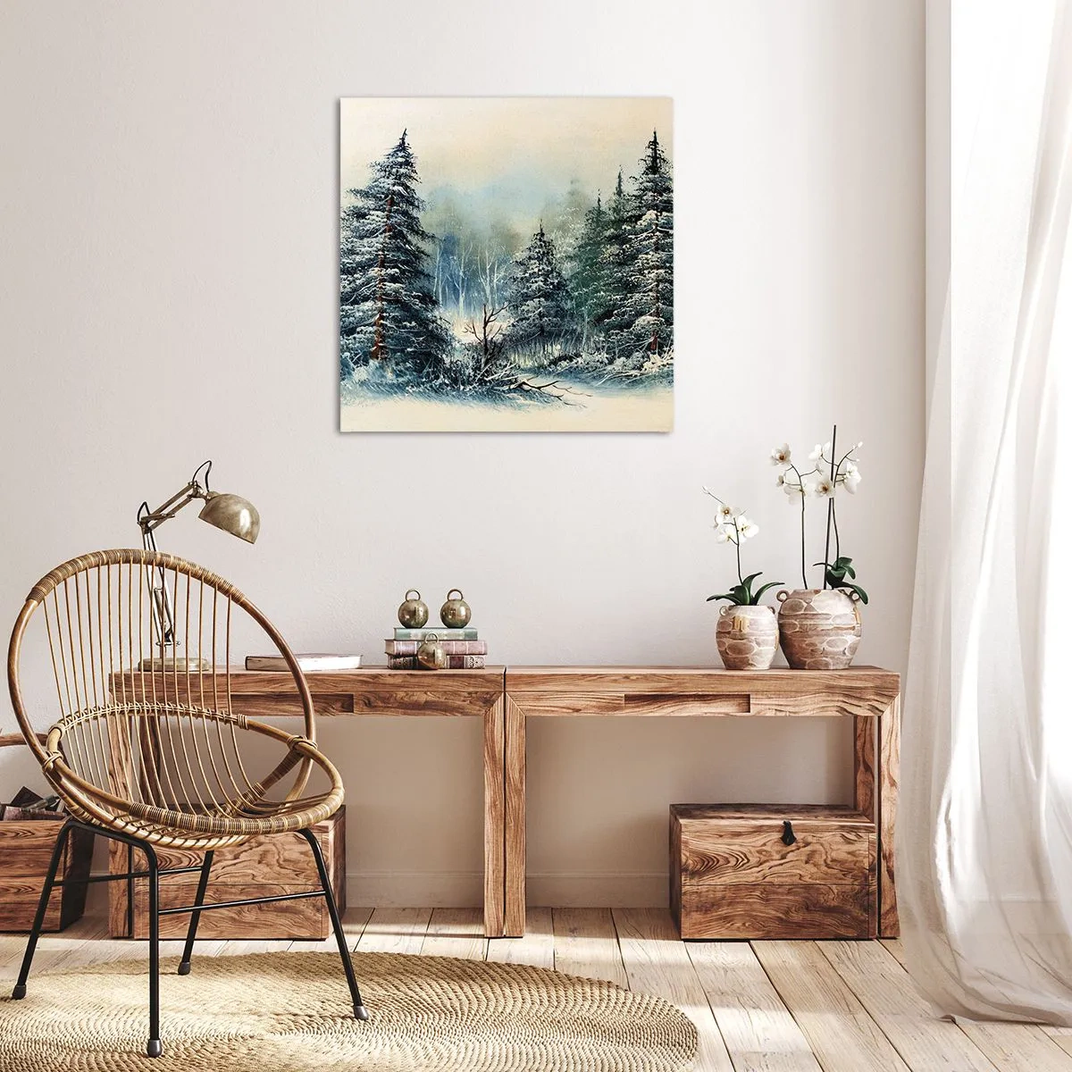 Canvas picture - Ready for Christmas - 30x30 cm