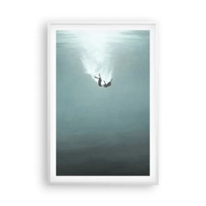 Poster in white frmae - In the Arms of the Ocean - 61x91 cm