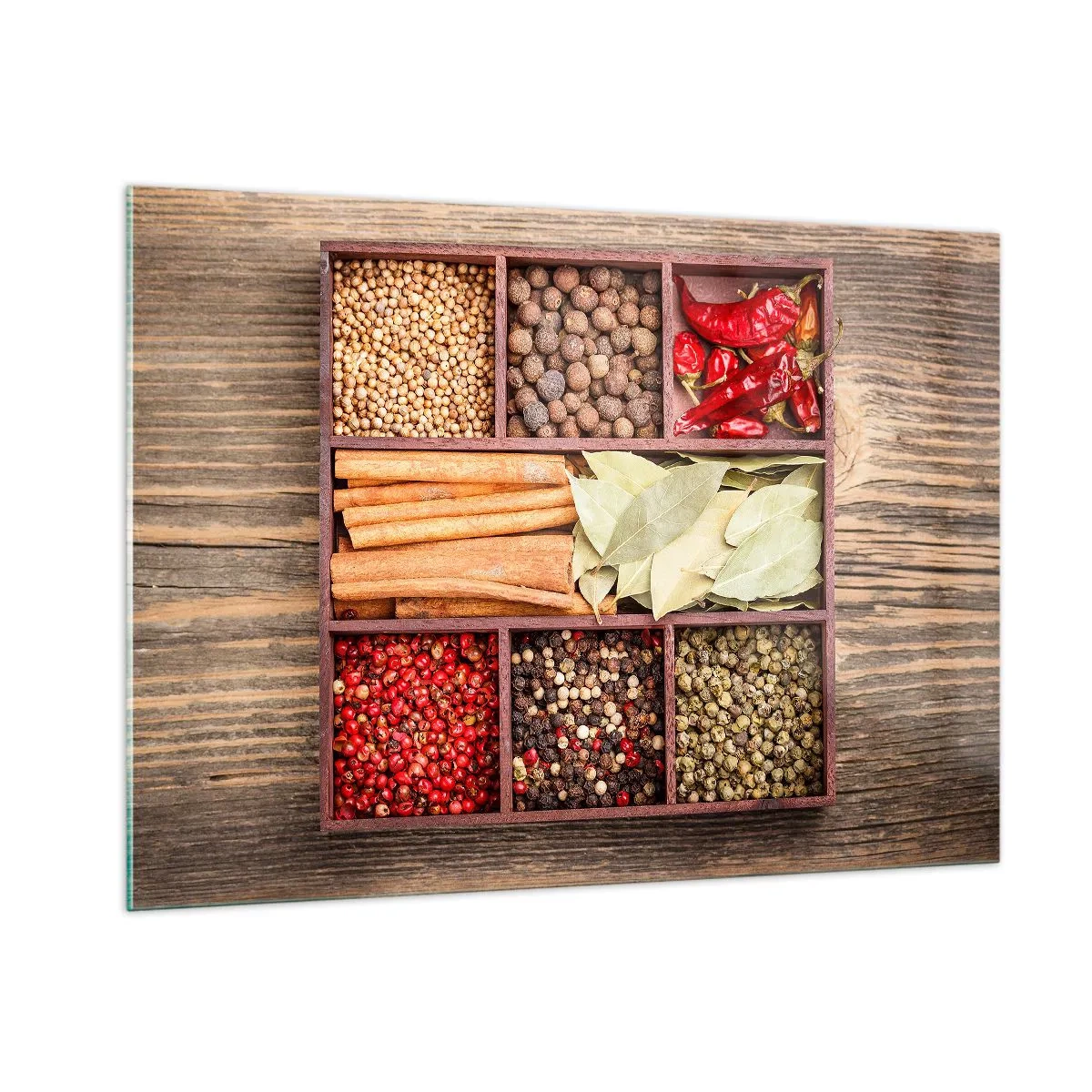 Glass picture - Order of Shapes, Bunch of Aromas - 100x70 cm